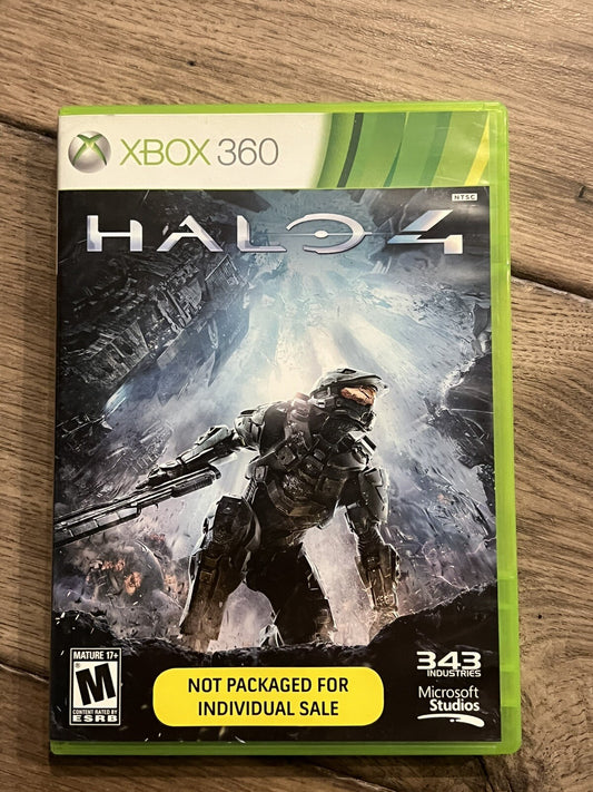 Halo 4: Not For Resale (Microsoft Xbox 360, 2012) NO INSERT