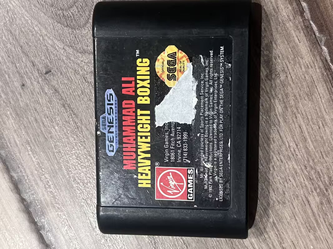 Muhammad Ali Heavyweight Boxing (Sega Genesis, 1992) CART ONLY