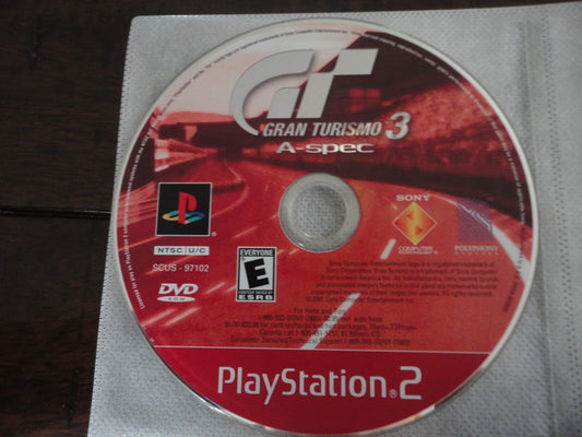 Gran Turismo 3 {Greatest Hits} (Sony PlayStation 2, 2006) DISC ONLY