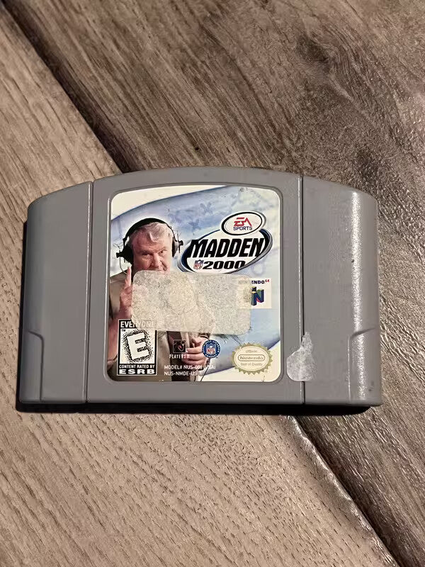 Madden 2000 (Nintendo 64, 1999) CART ONLY