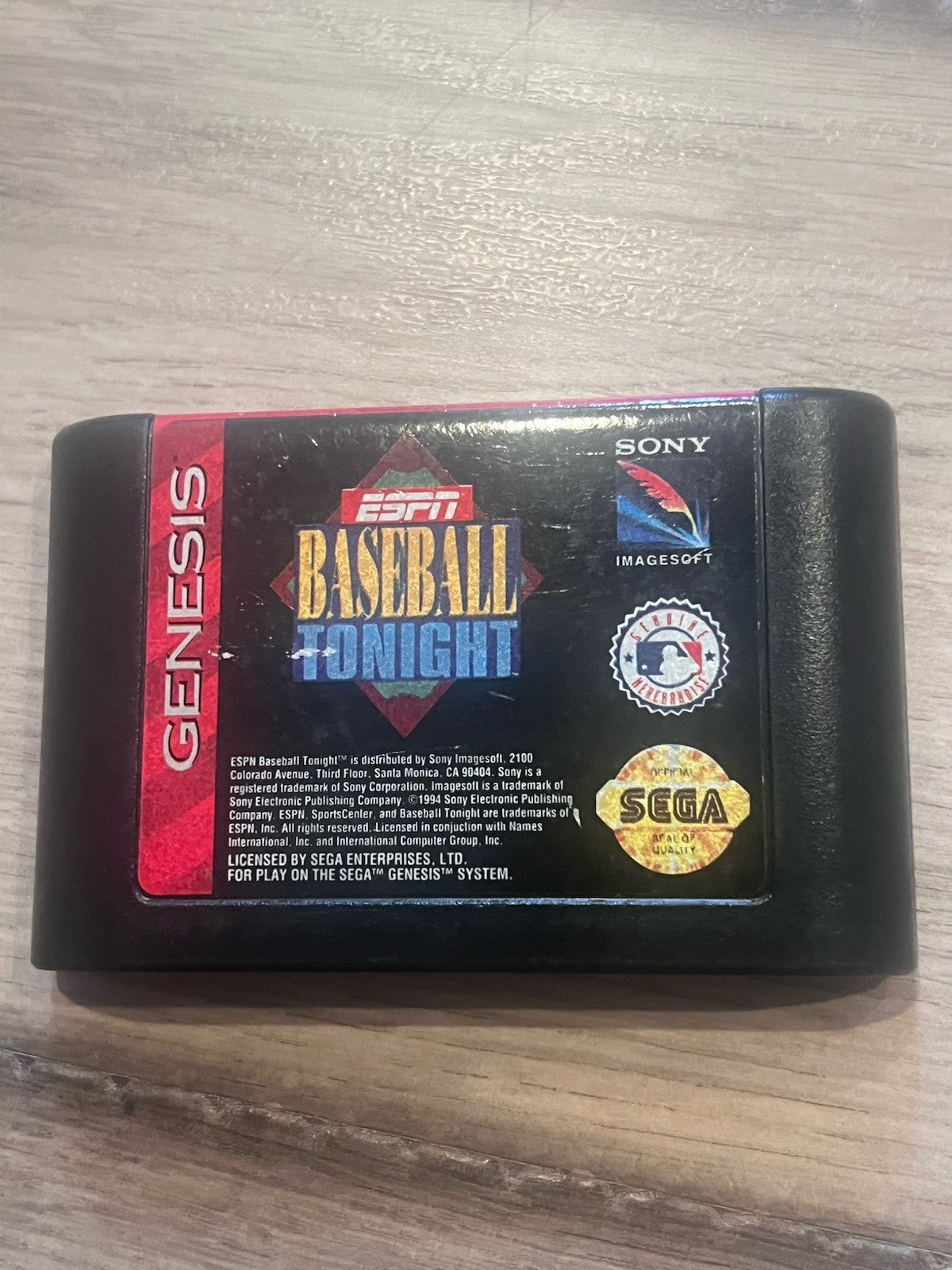 ESPN Baseball Tonight (Sega Genesis, 1994) CART ONLY