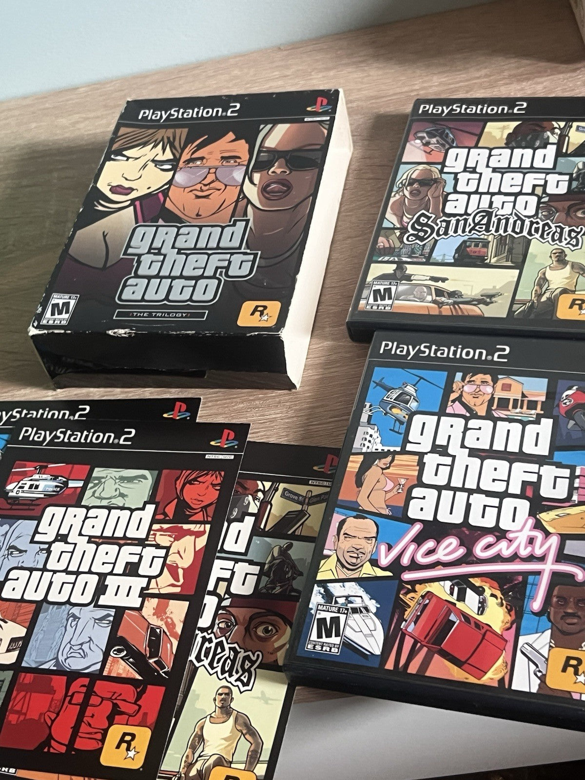 Grand Theft Auto: The Trilogy  (PlayStation 2, 2006) MISSING SAN ANDREAS & GTA 3