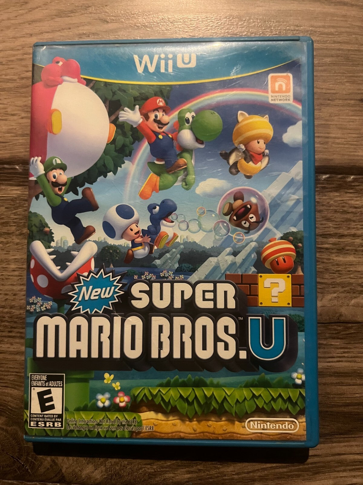 New Super Mario Bros. U (Nintendo Wii U, 2012) NO MANUAL
