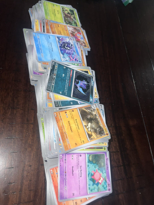 Lot Of 1000+ Pokemon Card Common/Uncommon Bulk Lot Scarlet & Violet