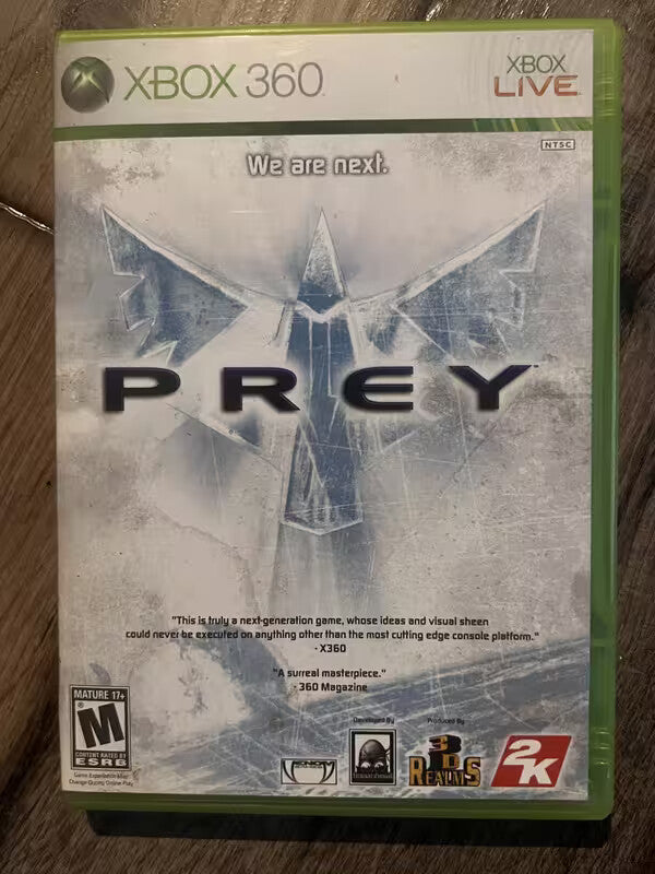 Prey (Microsoft Xbox 360, 2006) CIB