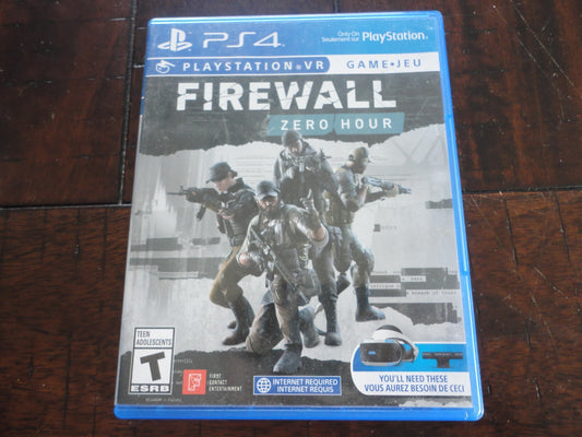 Firewall: Zero Hour VR (Sony PlayStation 4 VR, 2018) CIB