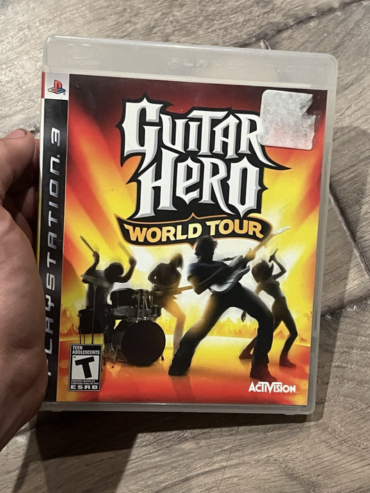 Guitar Hero: World Tour (Sony PlayStation 3 PS3, 2008) NO MANUAL