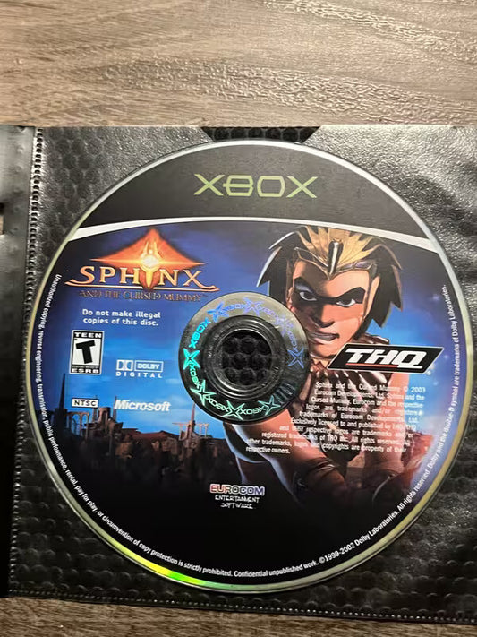Sphinx and the Cursed Mummy (Microsoft Xbox, 2003) DISC ONLY