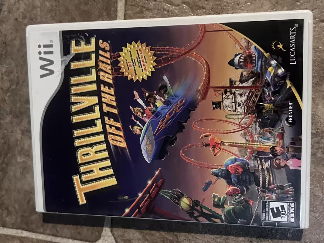 Thrillville Off The Rails (Nintendo Wii, 2007) NO MANUAL