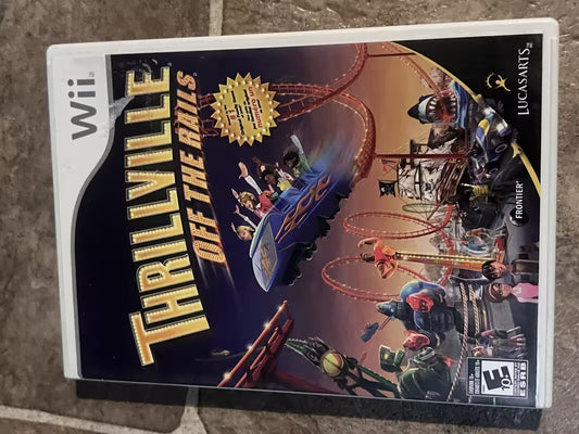 Thrillville Off The Rails (Nintendo Wii, 2007) NO MANUAL