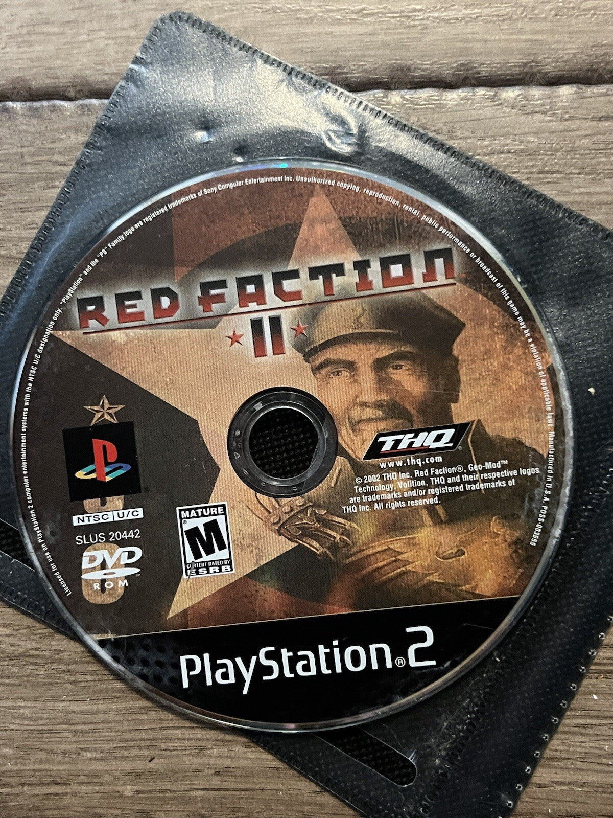 Red Faction II (Sony PlayStation 2, 2002) DISC ONLY