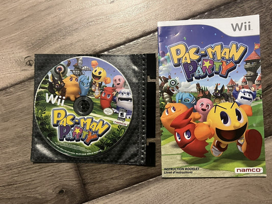Pac-Man Party (Nintendo Wii, 2010) NO ARTWORK OR CASE