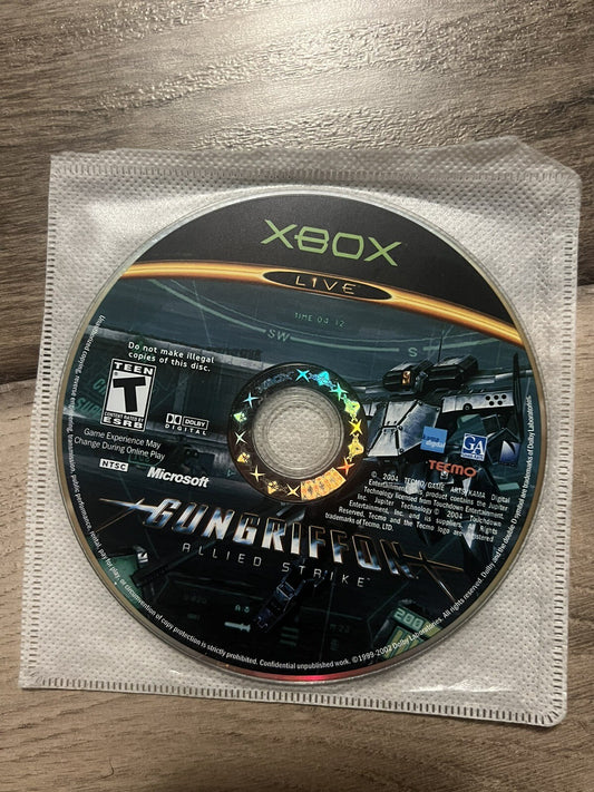 GunGriffon: Allied Strike (Microsoft Xbox, 2004) DISC ONLY