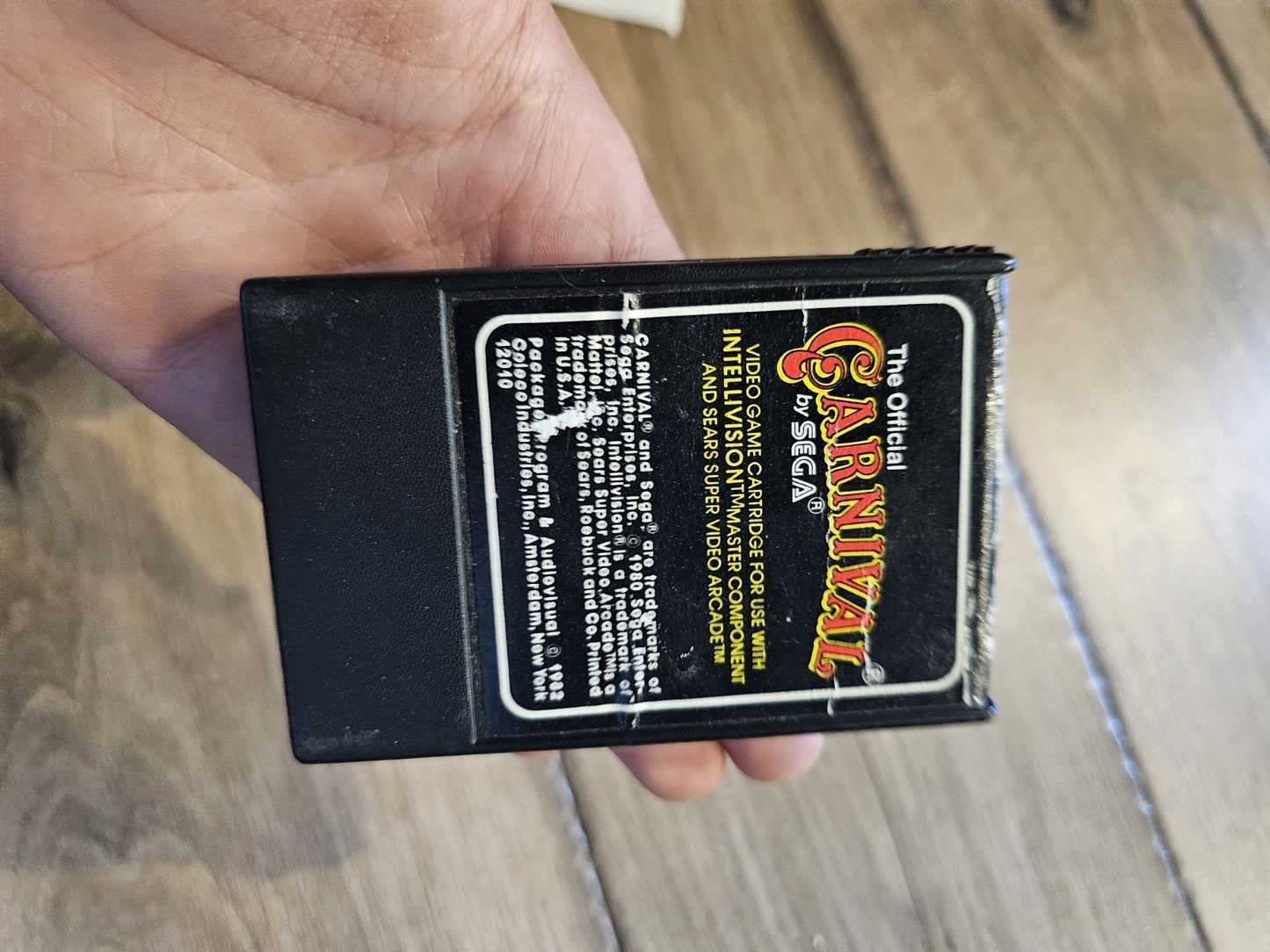Carnival by SEGA (Mattel Intellivision, 1982) CART ONLY