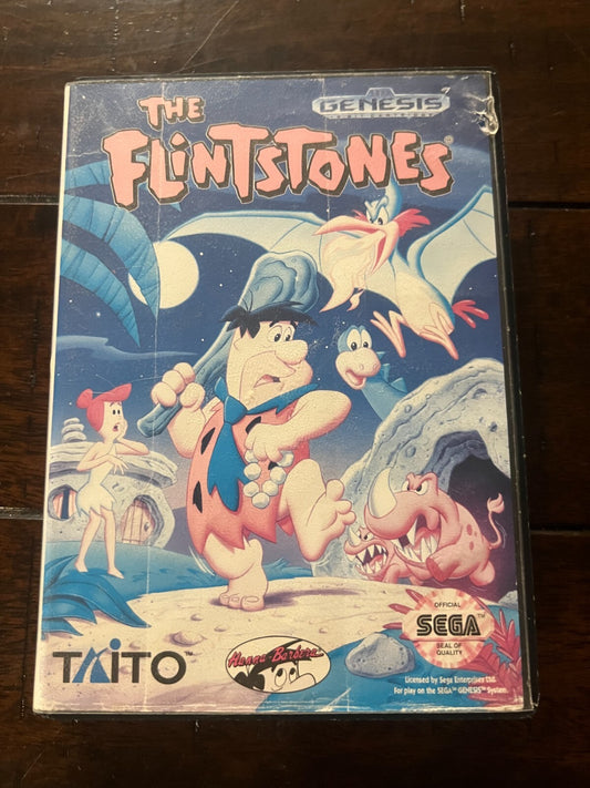 The Flintstones (Sega Genesis, 1993) NO MANUAL