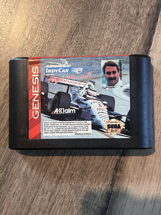 Newman Haas IndyCar Featuring Nigel Mansell (Sega Genesis, 1994) CART ONLY