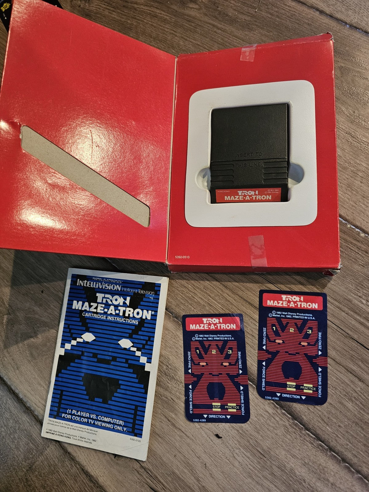 Tron Maze-a-Tron (Intellivision, 1982) CIB COMPLETE
