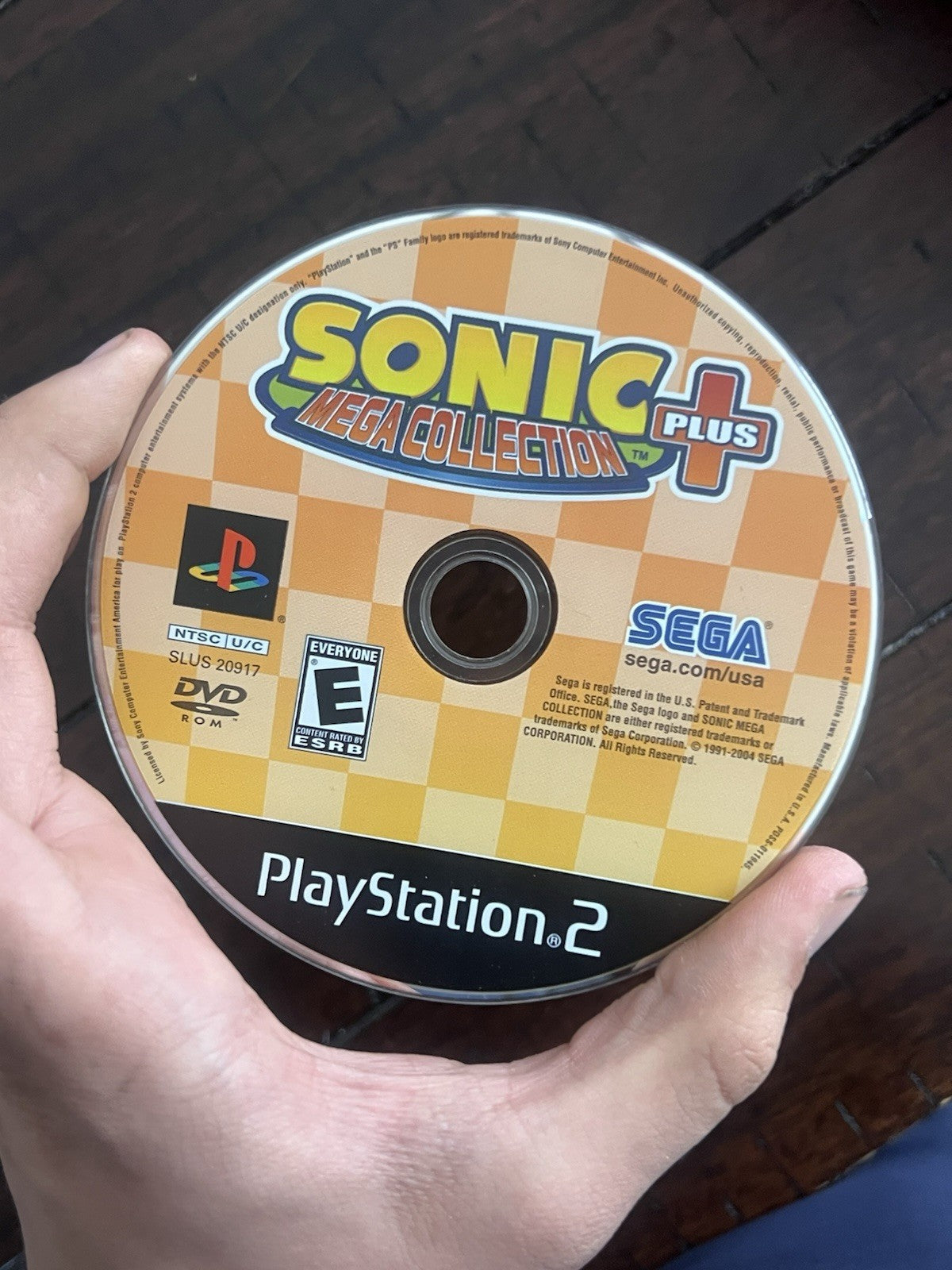 Sonic Mega Collection Plus (Sony PlayStation 2 PS2, 2004) DISC ONLY