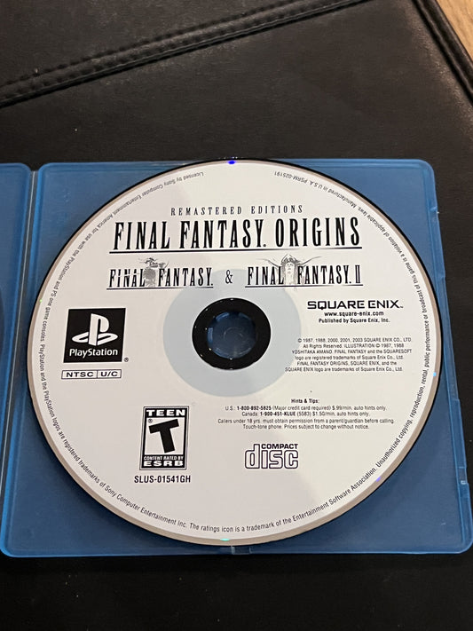 Final Fantasy Origins (Sony Playstation 1 PS1, 2003) DISC ONLY