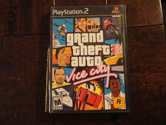 Grand Theft Auto: Vice City (Sony PlayStation 2, 2002) CIB NO MAP