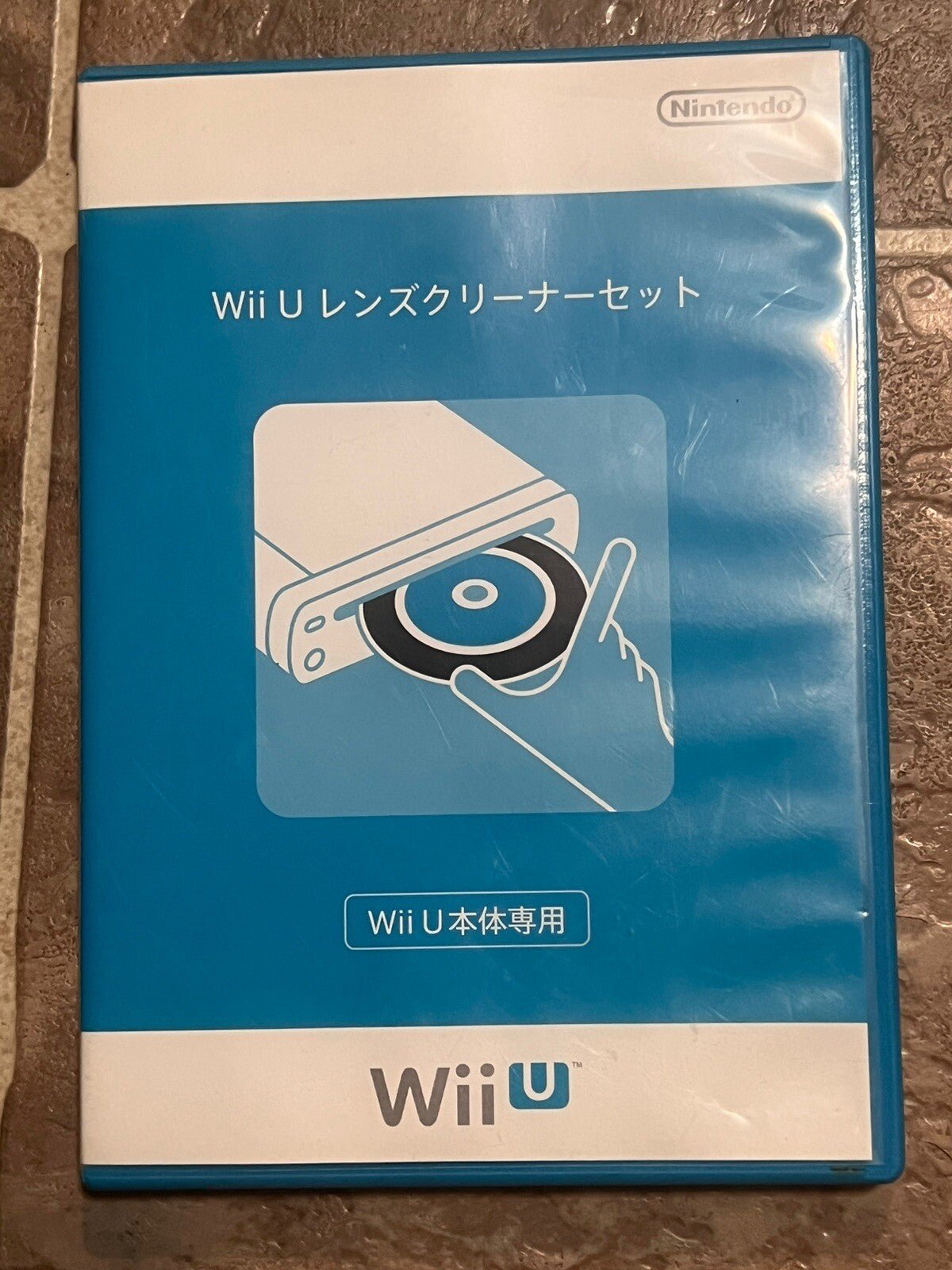 Nintendo Wii U Official Lens Cleaner Set Cleaning Liquid Kit