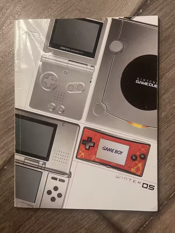 Nintendo Winter 2005 Catalog GameCube, DS, Pokémon Gold Star Ad