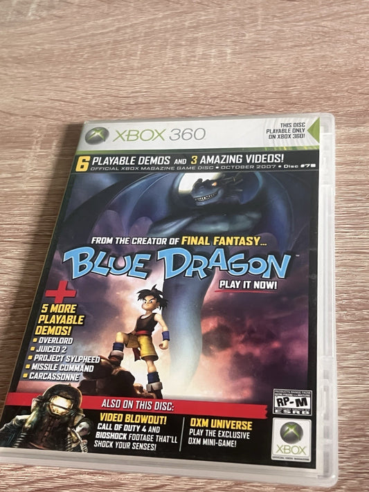 Official Xbox Magazine Xbox 360 Demo Disc October 2007 #75