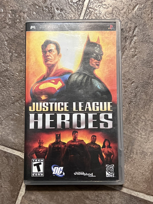 Justice League Heroes (Sony PSP, 2006) CIB COMPLETE
