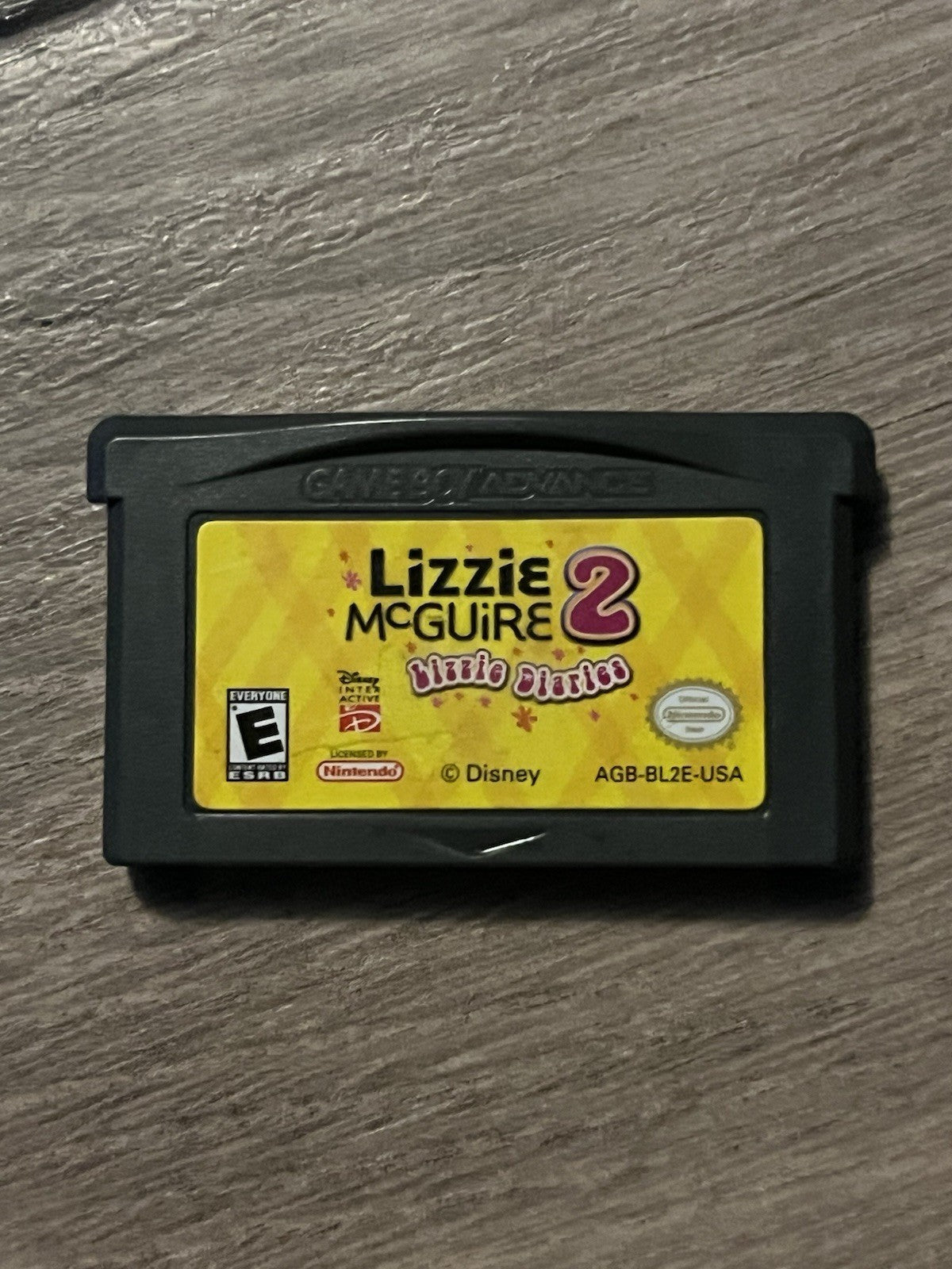 Lizzie McGuire 2: Lizzie Diaries (Nintendo Game Boy Advance, 2004) CART ONLY