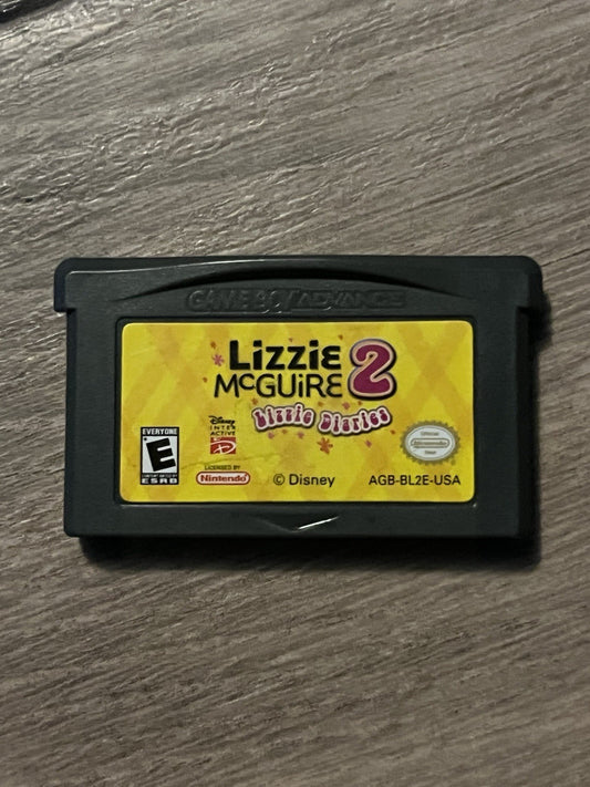 Lizzie McGuire 2: Lizzie Diaries (Nintendo Game Boy Advance, 2004) CART ONLY