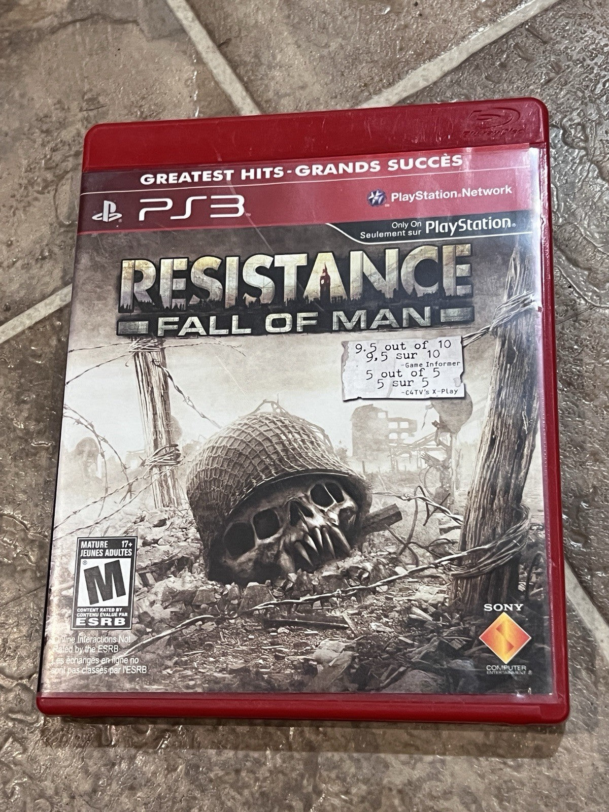 Resistance Fall of Man: Greatest Hits (Sony Playstation 3, 2006) NO MANUAL