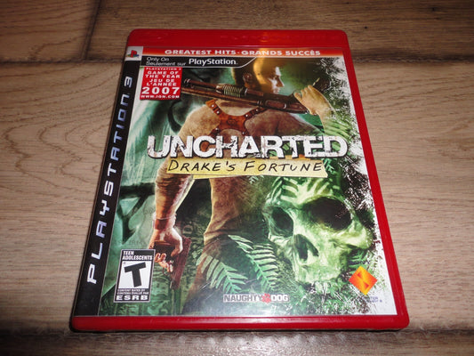 Uncharted: Drake's Fortune {Greatest Hits} (Sony PlayStation 3, 2009) CIB