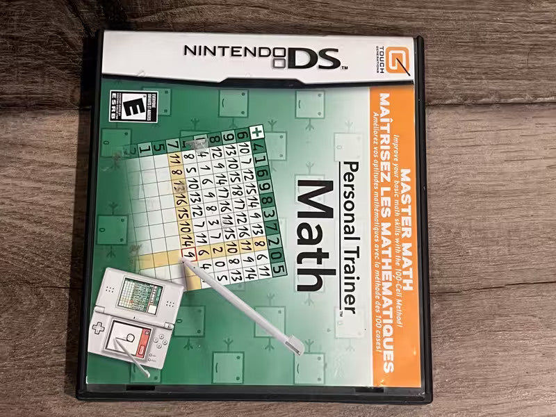 Personal Trainer Math (Nintendo DS, 2009) NO MANUAL