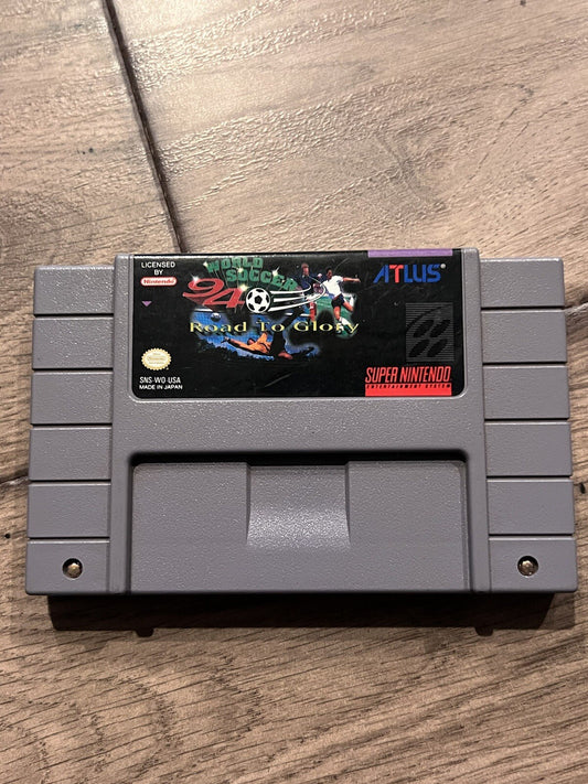 World Soccer 94 Road to Glory (Super Nintendo SNES, 1993) CART ONLY