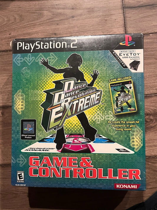 PS2 PlayStation 2 DDR Dance Dance Revolution Bundle Extreme BRAND NEW SEALED