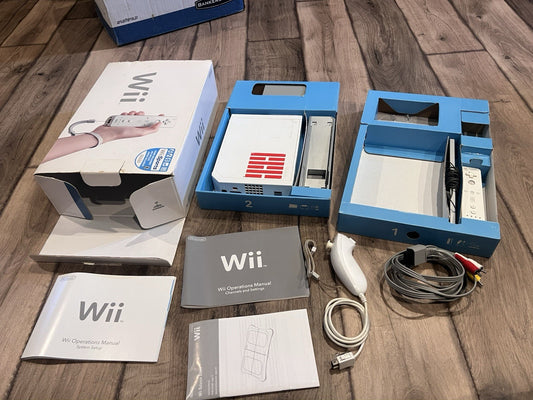 Nintendo Wii Console White in Box Tested Works CIB Complete NTSC