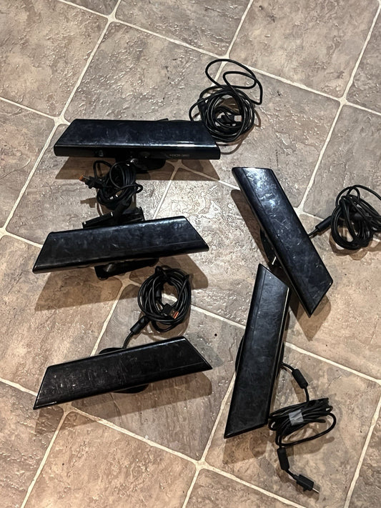 Lot of 5 Kinect Sensor Bar Xbox 360 Tested Good Condition
