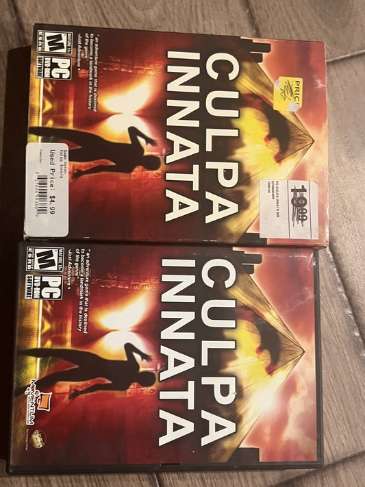 Culpa Innata (PC DVD-ROM, 2007) CIB WITH SLIP COVER