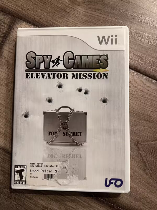 Spy Games Elevator Mission (Nintendo Wii, 2007) CIB