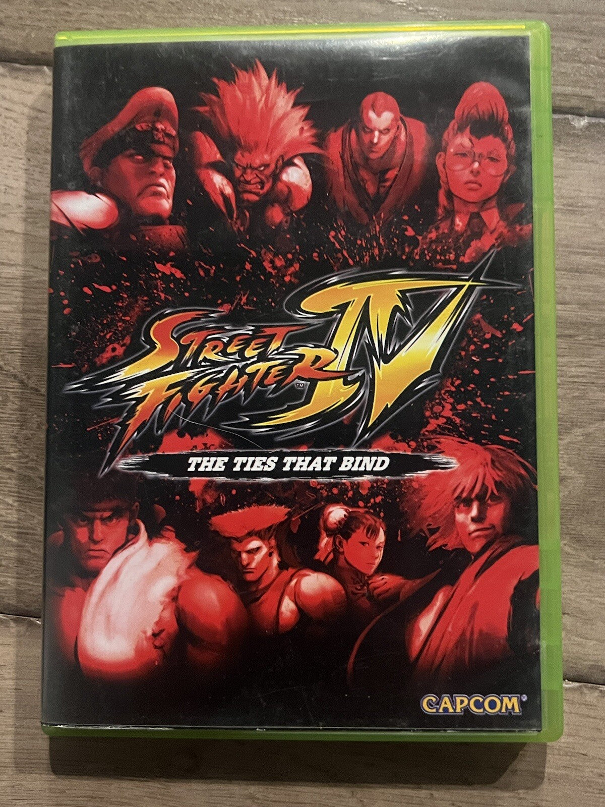 Street Fighter IV: The Ties That Bend  (Xbox 360, 2009) CIB WITH SOUNDTRACK