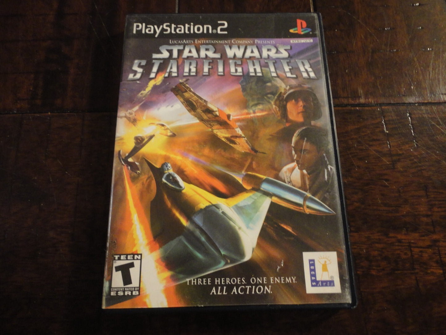 Star Wars: Starfighter (Sony PlayStation 2, 2002) NO MANUAL