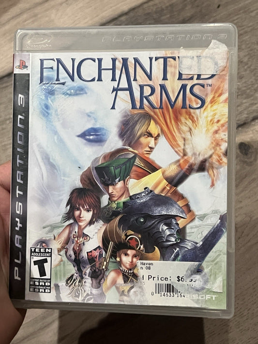Enchanted Arms (Sony PlayStation 3, 2007) CASE + MANUAL ONLY