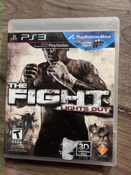The Fight: Lights Out (Sony Playstation 3, 2010) NO MANUAL