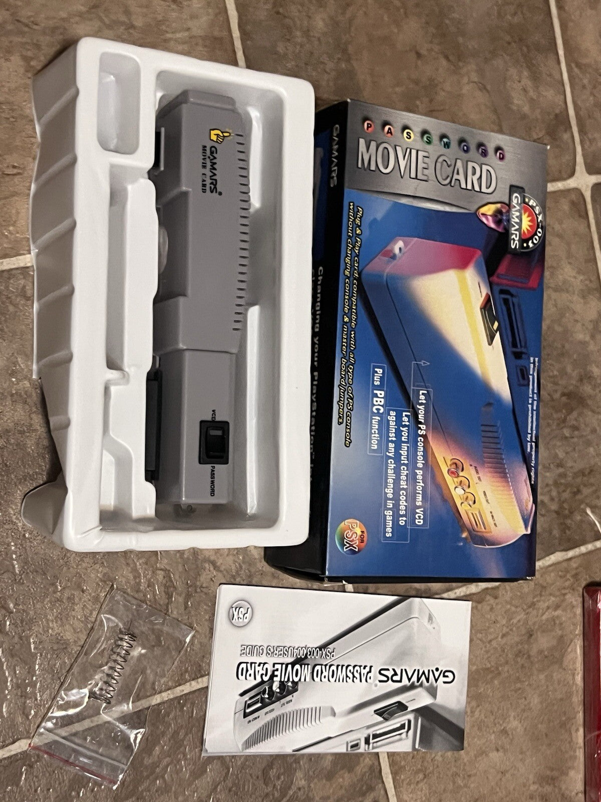 Playstation 1 PS1 Gamars Movie Card VCD Player For Playstation PSX-003 CIB