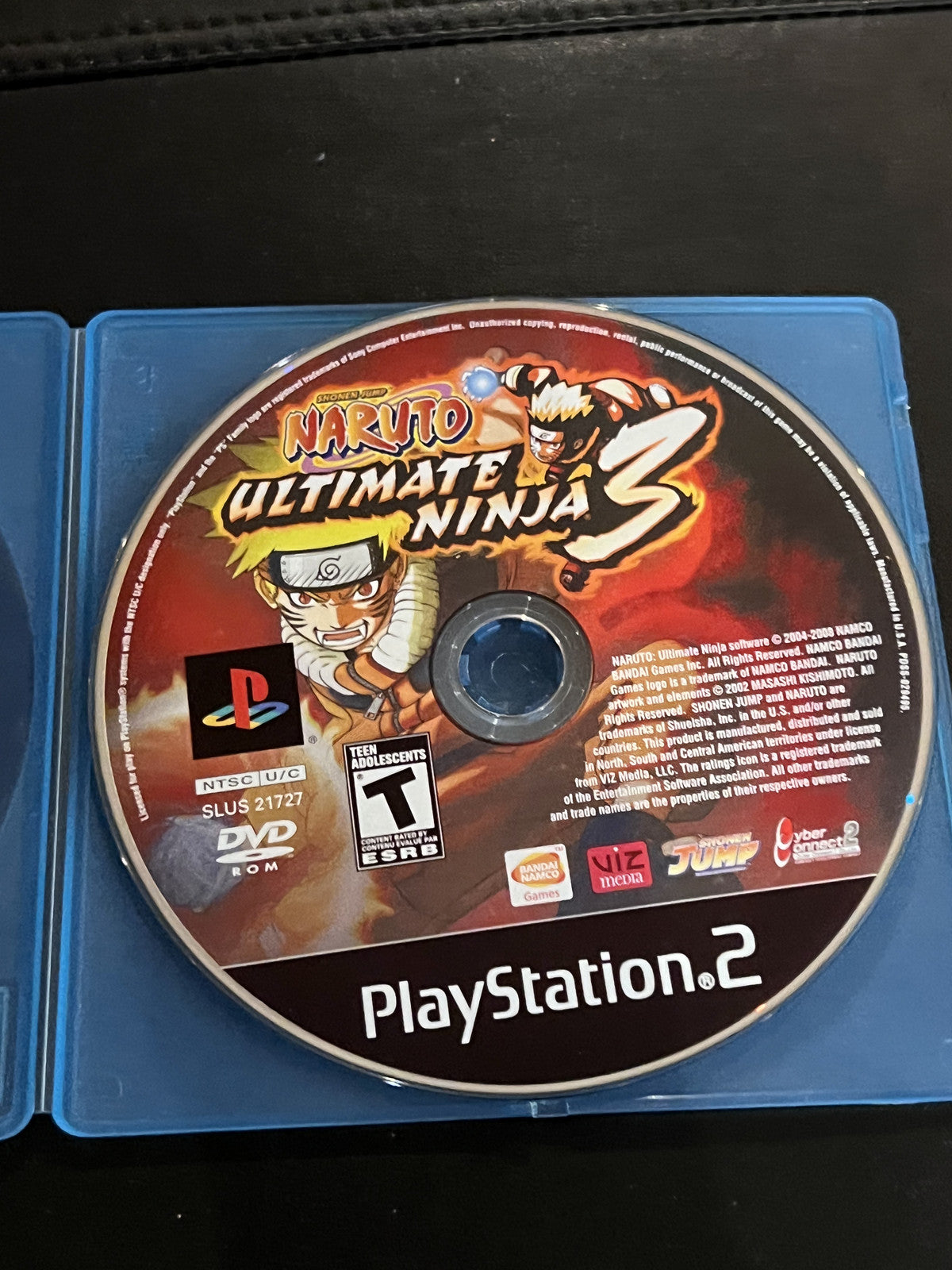 Naruto Ultimate Ninja 3 (Sony Playstation 2 PS2, 2008) DISC ONLY