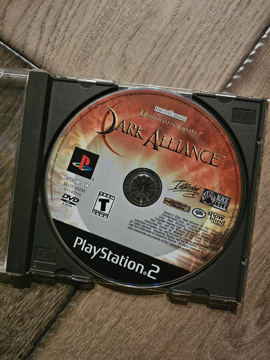 Baldur's Gate Dark Alliance (Sony Playstation 2 PS2, 2001) DISC ONLY