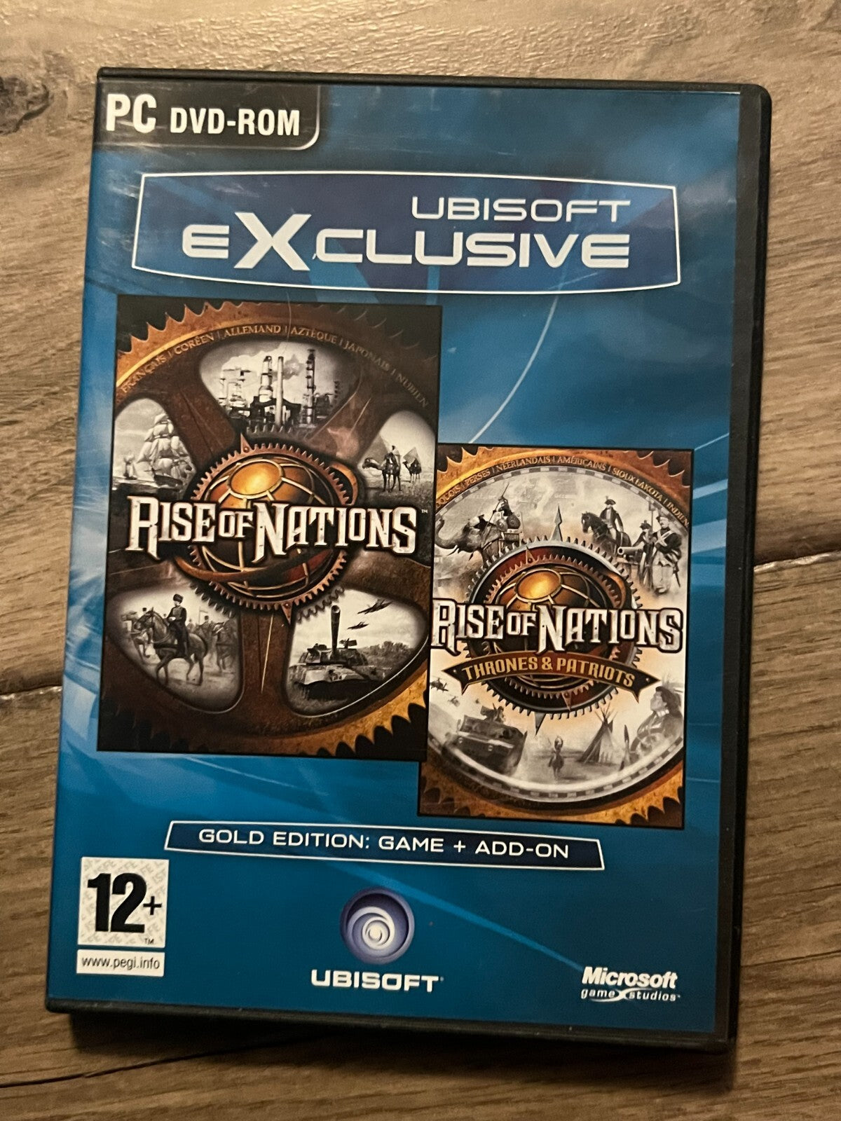 Rise of Nations Gold Edition (PC, 2004) CIB WITH CODES PAL