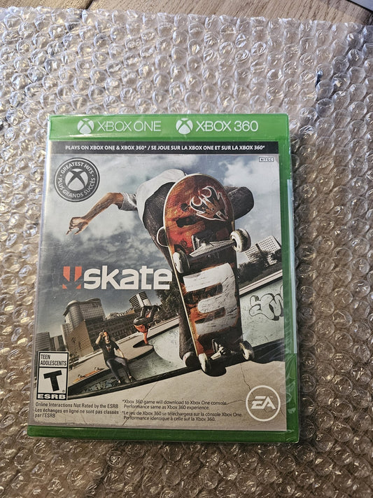 Skate 3: Greatest Hits (Microsoft Xbox 360 / One, 2010) BRAND NEW SEALED