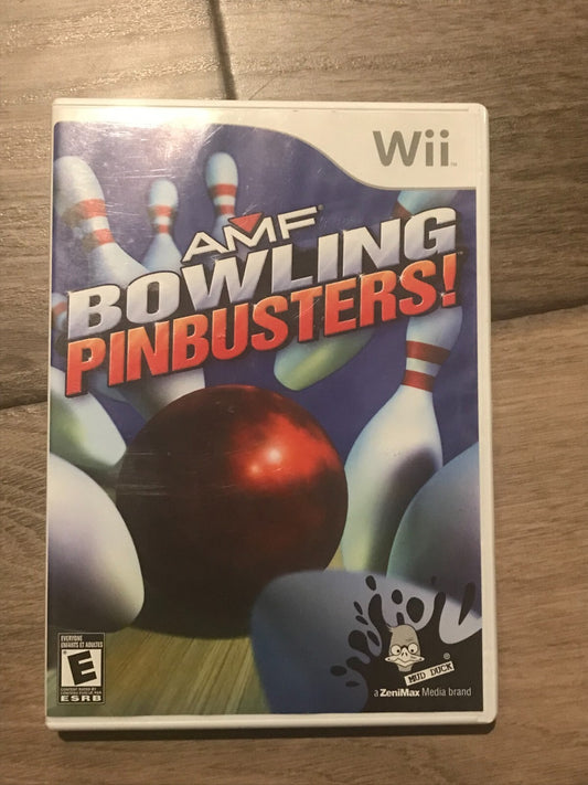 AMF Bowling: Pinbusters (Nintendo Wii, 2007) CIB