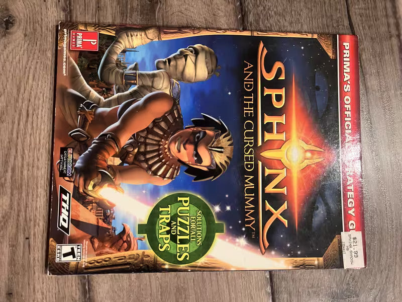 Prima Sphinx and the Cursed Mummy Official Strategy Video Game Guide Book